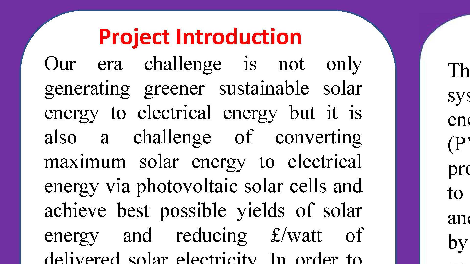 Project poster by Taha Shafique